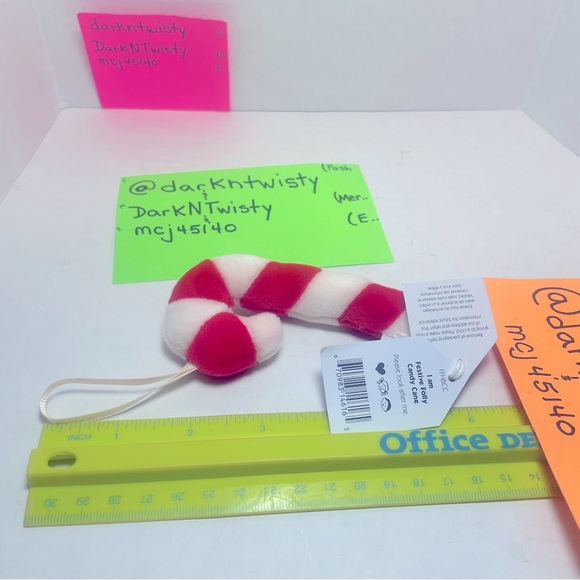 BNWT Jellycat I am Festive Folly Candy Cane Ornament - Picture 2 of 3